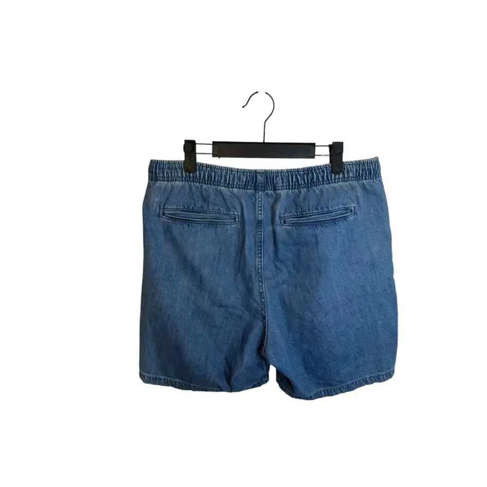 Gap Men’s Elastic Waist Pull on Denim Shorts